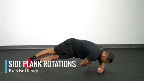 Side Plank Rotations Opex Exercise Library Youtube