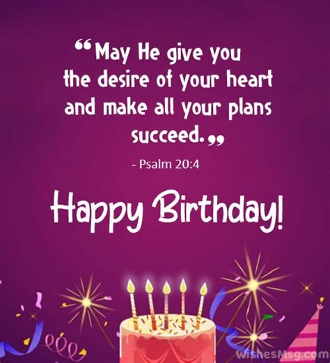 Bible Verses For Birthday Blessings And Wishes Wishesmsg