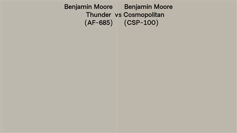 Benjamin Moore Thunder Vs Cosmopolitan Side By Side Comparison
