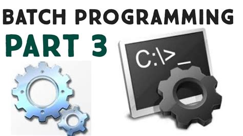 Batch Programming Tutorial How To Create Batch Files Notepad