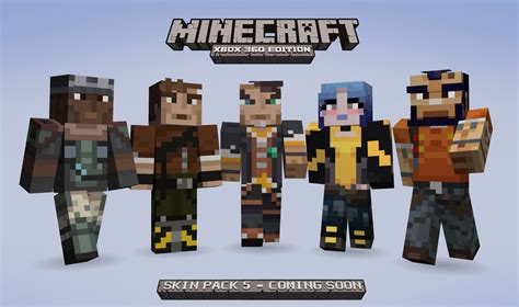 Sortie Du Pack De Skin 5 Sur Minecraft Xbox 360 Edition Actualité