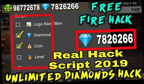 Free fire unlimited diamond script.zip download. hack free fire script 2019 in 2020 | Diamond free, Episode ...