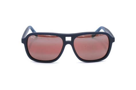 Maui Jim Little Maks R771 03m Mens Sunglasses With Matte Blue Frame