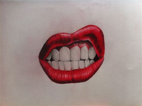 Lip Drawing By Carolin Eli On Deviantart
