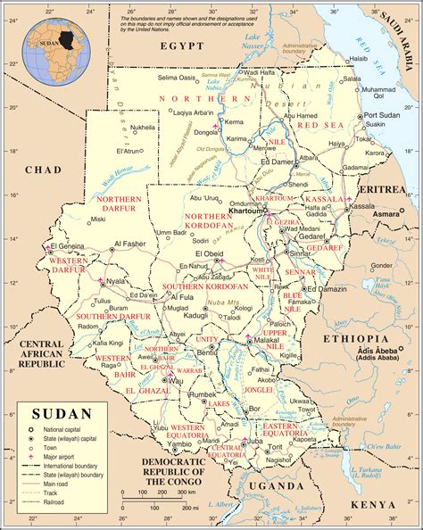 Sudan South Sudan Administrative • Map •