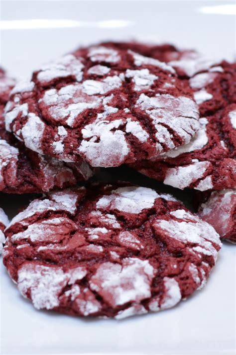 Red Velvet Cake Mix Crinkles Cookies In The Kitchen With Matt