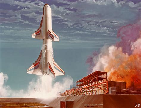 Flickrplgmchq Early Shuttle Concept Spaceship Art