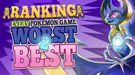 Ranking Every Pokemon Game From Worst To Best Youtube