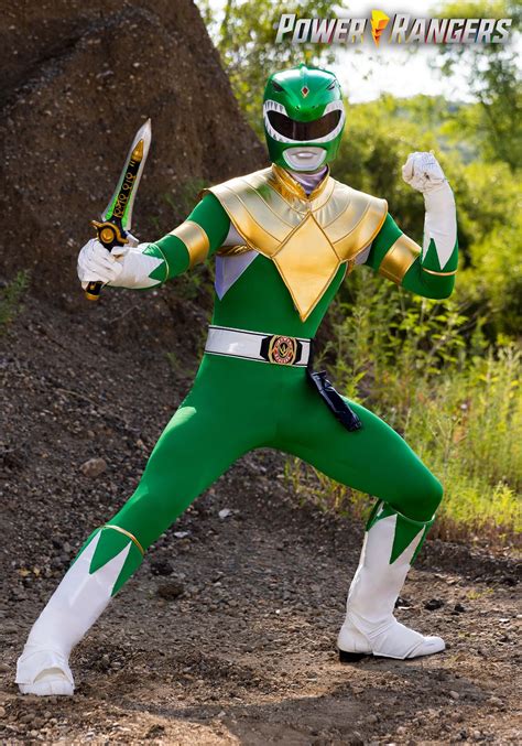 Adult Power Rangers Authentic Green Ranger Costume
