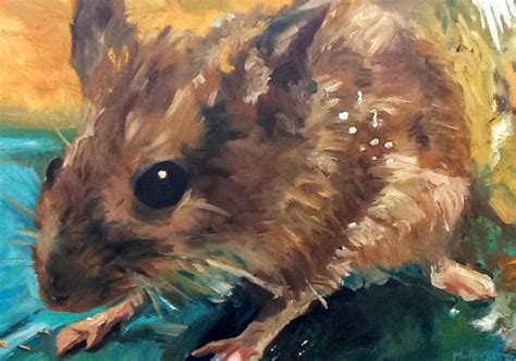 Trapped Mouse Too 50cm X 30cm Oil On Canvas Oil On Canvas Painting
