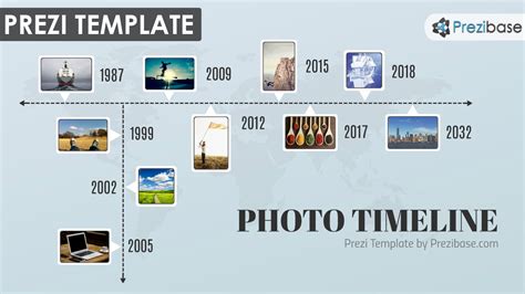 Photo Timeline Prezi Presentation Template Creatoz