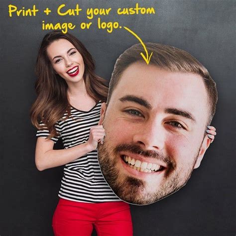 Custom Big Face Cutout Giant Big Head Printed Cutouts For Etsy In