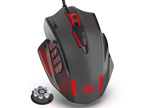 Redragon Impact Rgb Led Mmo Mouse With Side Buttons Laser
