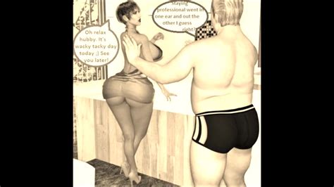3d Comic Slut Wife Invites Boss Into Home For Cuckold To