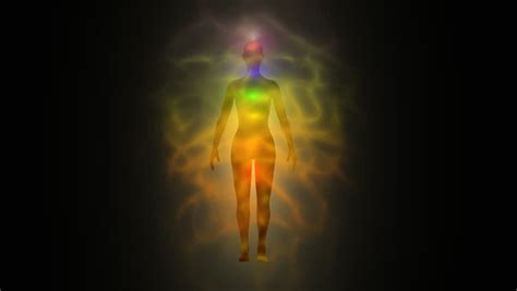 Aura Human Energy Body Chakras Stock Footage Video 100 Royalty Free