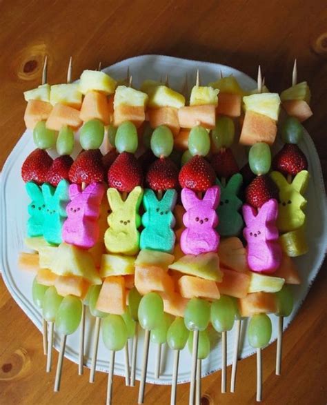 Lovely Rabbit Fruit For Your Kid Easter Peeps Easter Time Easter