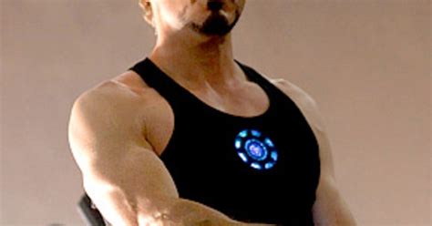 Robert Downey Jr Gained Pounds Of Muscle For Iron Man Us Weekly