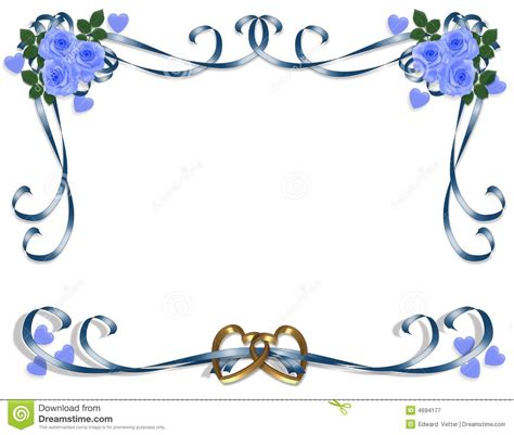 Blue Wedding Borders Clipart | Wedding borders, Wedding invitations borders, Wedding invitation ...