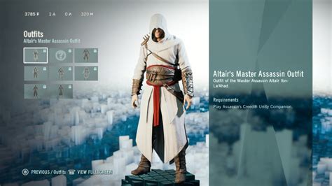 Assassin S Creed Unity Outfits Guide How To Unlock Altair Ezio And
