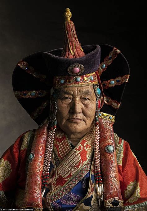 Portrait Photos Showcase Spectacular Garments Worn By Mongolian Nomads