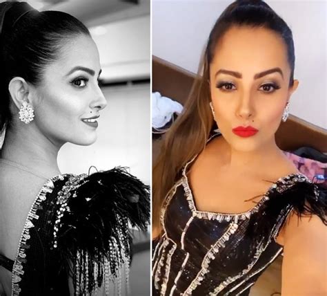 anita hassanandani s sensuous look in sexy black dress is something to die for see pictures