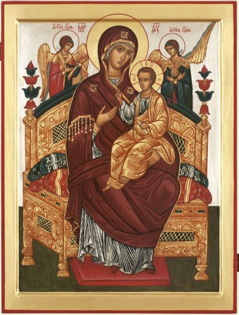 Icon Most Holy Theotokos The Queen Of All O Istok Church Supplies