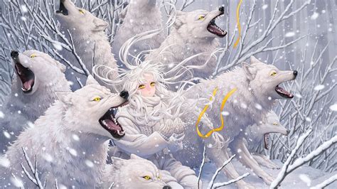 White Wolf Anime Anime White Wolf Wallpapers Wallpaper Cave Tons