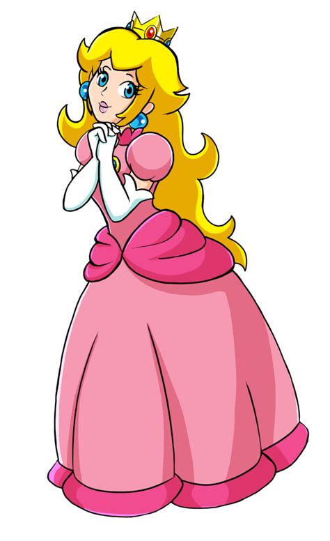 Princess Peach Original Art Style By Laurence L Mario And Princess