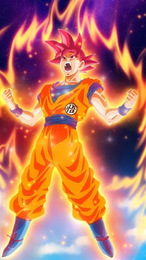 Goku Fase God Dragon Ball Wallpaper Iphone Dragon Ball Super