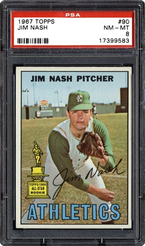 1967 Topps Jim Nash Psa Cardfacts®