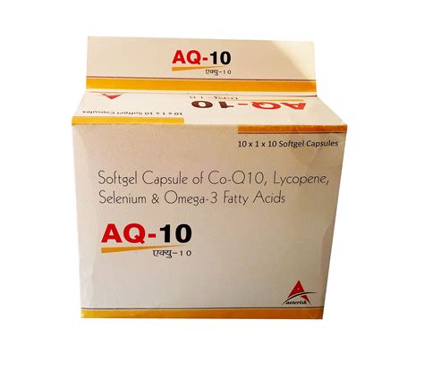 Buy Aq 10 3 Fatty Acid Capsules With Co Q 10 Easy To Digest 10 Cap