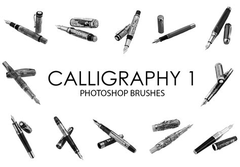 Calligraphy Tools Photoshop Brushes 1 Free Photoshop Brushes At