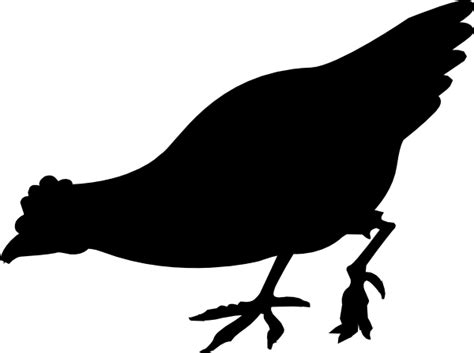 Free download and use them in in your design related work. Black Eating Chicken Clip Art at Clker.com - vector clip ...