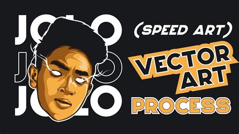 Speed Art Vector Art Process 1 Youtube
