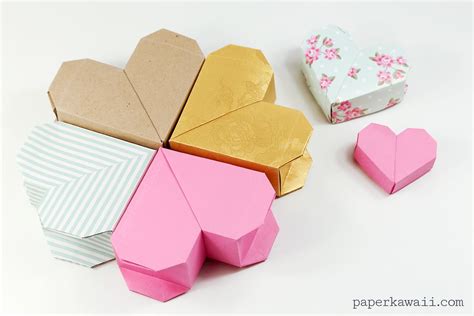 Origami Heart Box Video Instructions Heart Box Origami Heart