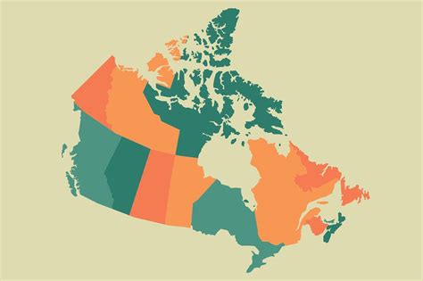 Vector Map Of Canada With Provinces Universe Map Travel And Codes