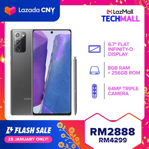 Samsung s20 offers a 6.2inches dynamic amoled display, 1440x3200 pixels resolution, triple rear cameras including a 64mp telephoto, a 10mp (f/2.2). Samsung Galaxy Note 20 5G Price in Malaysia & Specs ...