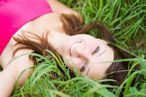 Beauty Face Girl Happy Laying Model Portrait Pretty Smile