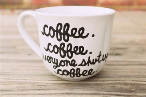 Reserved Everyone Shut Up Coffee A Poem For Mornings Best Etsy Best