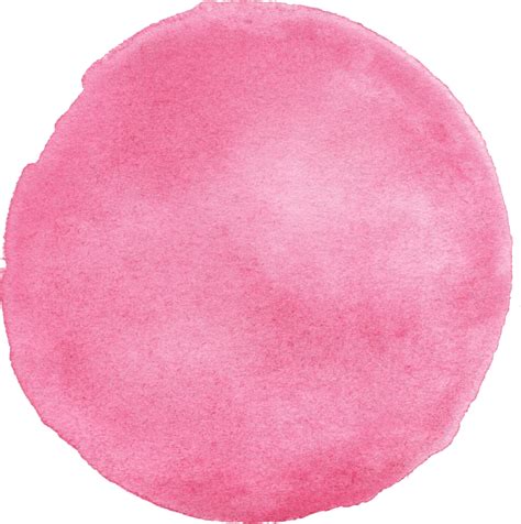 12 Watercolor Circles Png Transparent Vol 2