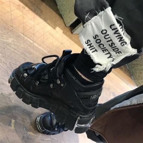 Shoes Steel Toed Boots Steel Toe Boots Sneakers Edgy Goth Punk