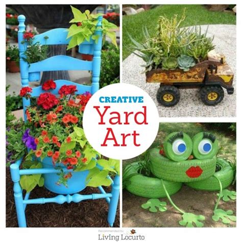 26 Diy Yard Art Crafts Home Decor Garden Ideas Garden Ideas