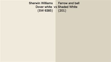 Sherwin Williams Dover White Sw 6385 Vs Farrow And Ball Shaded White