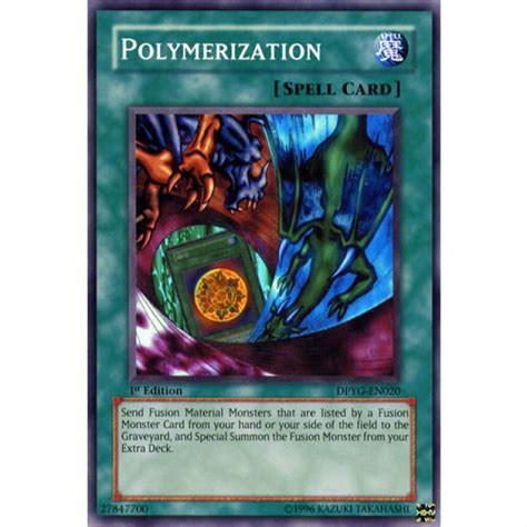 We did not find results for: Polymerization DPYG-EN020 1st Edition Yu-Gi-Oh! Card