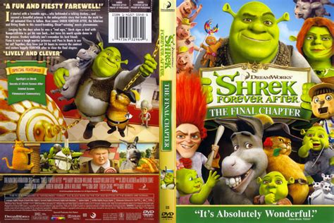 Shrek Forever After 2010 Ws R1 Cartoon Dvd Cd Label Dvd Cover