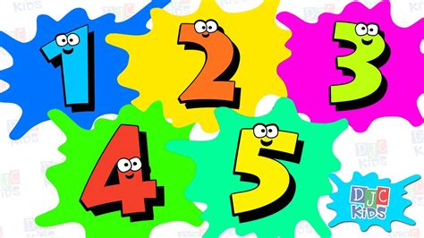 Splat Lets Count From 1 To 5 A Simple Numbers Video For Kids