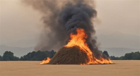 В Бурятии сгорело центнеров сена