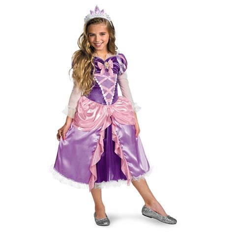 Disney Tangled Princess Rapunzel Shimmer Deluxe Child Costume By