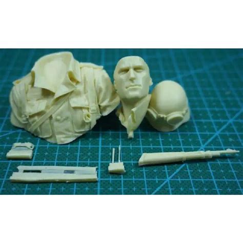 1 10 Bust Resin Model Kit German Soldiers Infantryman Ww2 Unpainted Model Fan Store