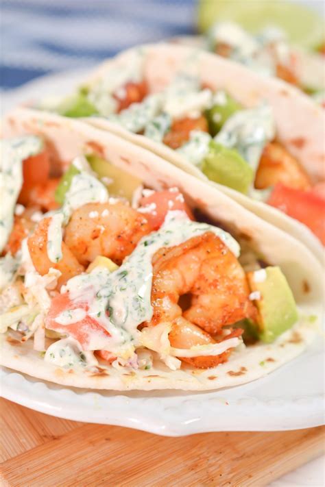 Best Ever Shrimp Tacos Sweet Peas Kitchen